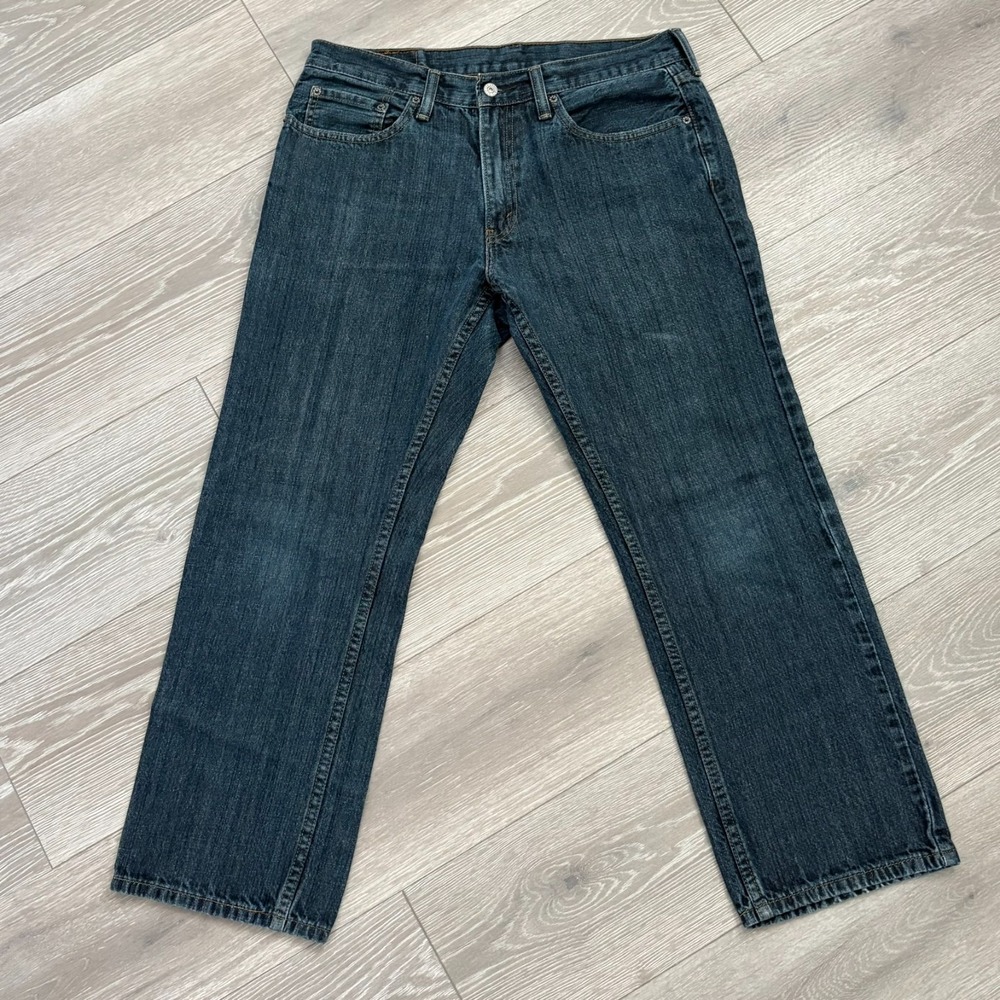 Levi's 559 Mens Blue Denim Relaxed Fit Straight Leg Jeans Size‎ 33x30